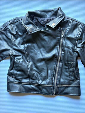 Rachel Zoe Black Moto Jacket Size Medium Like New